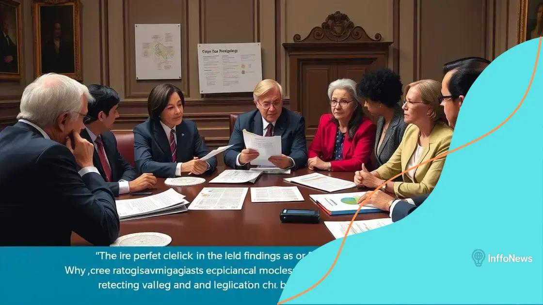 Impact of investigations on public policy