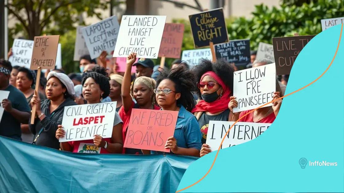 Actions and impacts of civil rights protests
