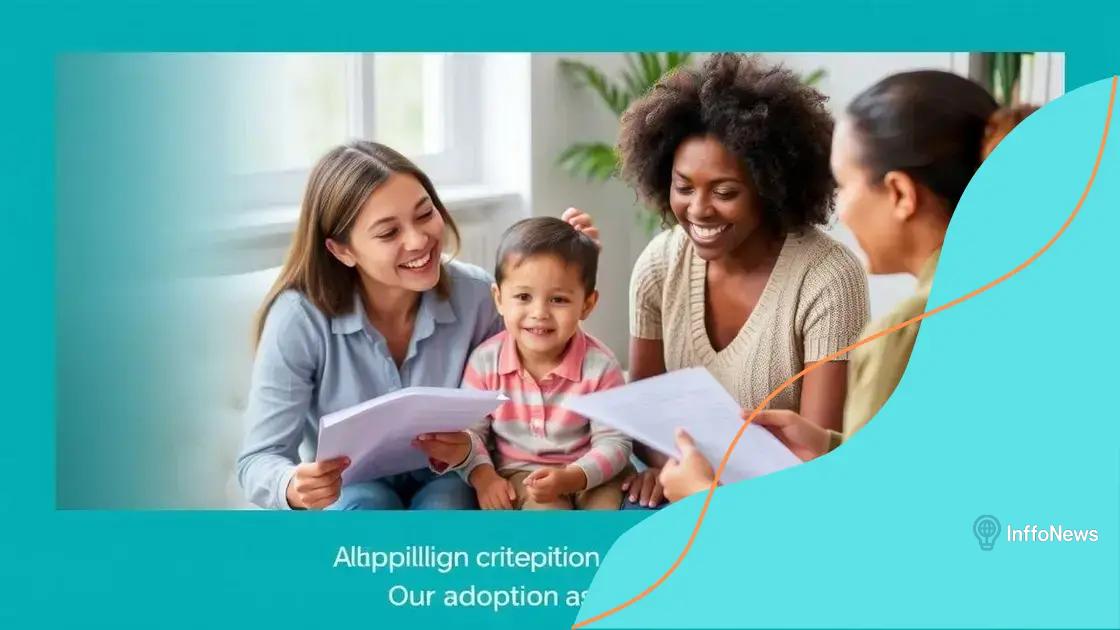 Eligibility criteria for adoption assistance