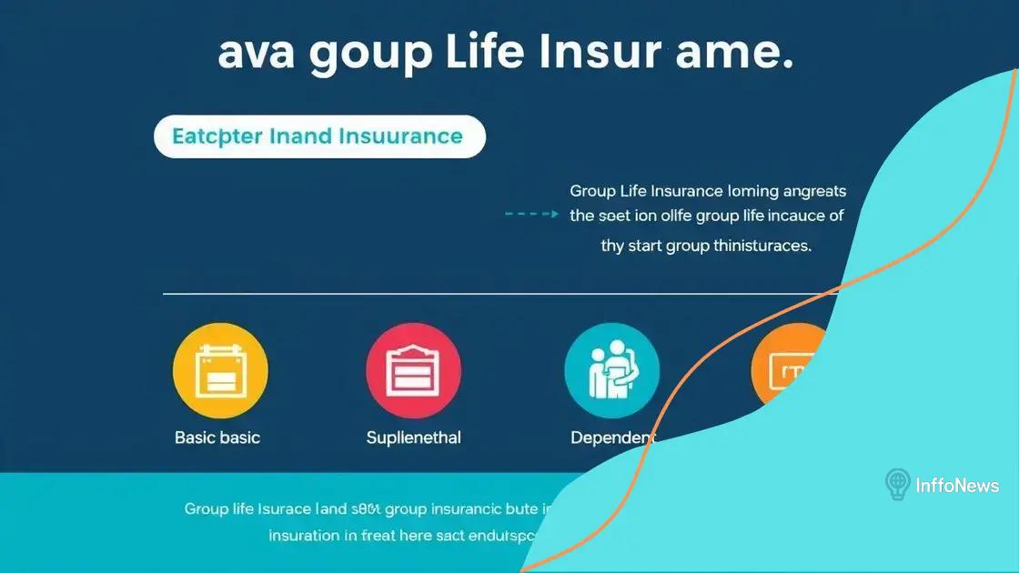 Different types of group life insurance