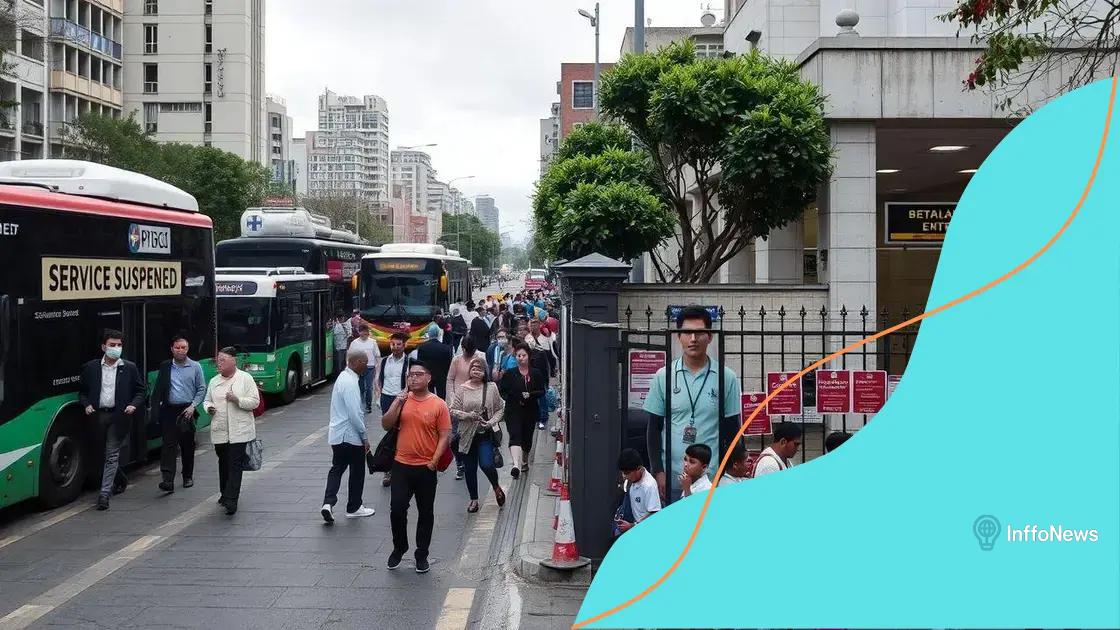 Impact on public services and daily life