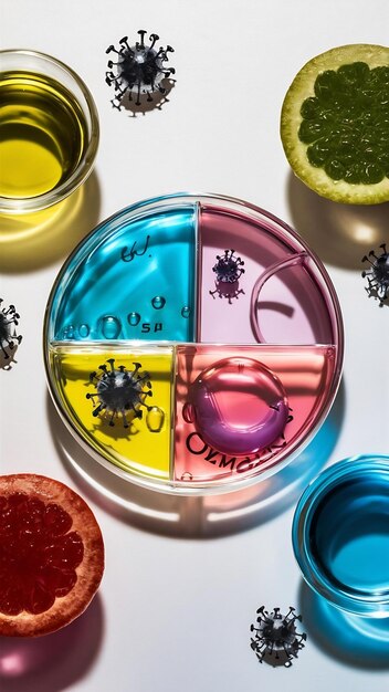 A visual representation of various bacteria and allergens that can contaminate food, displayed as microscopic images or icons, emphasizing the potential health hazards of consuming recalled products.