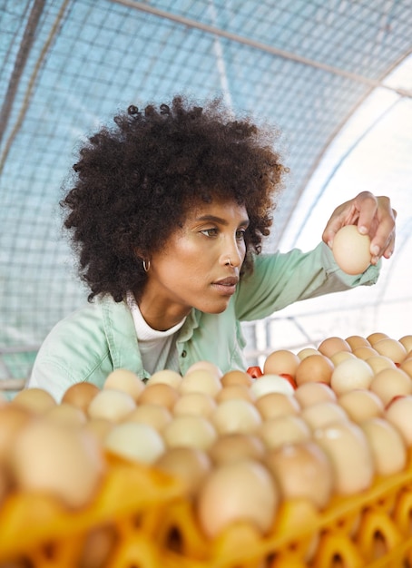 A concerned shopper examining a carton of eggs in a supermarket, with a background showing other shoppers and various food products on display. The focus is on the shopper's cautious expression and the act of checking the product carefully.